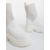 Ghete dama albe din piele ecologica si material textil Mareia, 6 - Kalapod.net