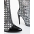 Botine dama cu toc negre din piele ecologica si material textil Sinary, 6 - Kalapod.net