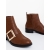 Botine dama camel  din piele ecologica Vitera, 9 - Kalapod.net