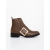 Botine dama khaki din piele ecologica Vitera, 5 - Kalapod.net