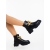 Botine dama negre din piele ecologica Vigora, 7 - Kalapod.net