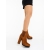 Botine dama cu toc maro din material textil Themara, 2 - Kalapod.net