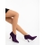 Botine dama mov  din material textil Marida - Kalapod.net