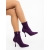 Botine dama mov din material textil Adisia, 3 - Kalapod.net
