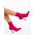 Botine dama fucsia din material textil Adisia, 6 - Kalapod.net
