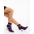 Botine dama mov  din material textil Lunima, 3 - Kalapod.net