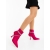 Botine dama fucsia  din material textil Lunima - Kalapod.net