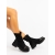 Botine dama negre din piele ecologica si material textil Kimola, 5 - Kalapod.net