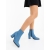 Botine dama albastre din material textil Eleonora, 4 - Kalapod.net