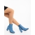 Botine dama albastre din material textil Eleonora, 5 - Kalapod.net