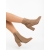 Botine dama bej din material textil Eleonora - Kalapod.net