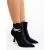 Botine dama negre din material textil Laeva - Kalapod.net
