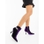 Botine dama mov din material textil Laeva - Kalapod.net