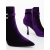 Botine dama mov din material textil Laeva, 6 - Kalapod.net