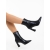 Botine dama negre din piele ecologica Terazia - Kalapod.net