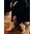 Botine dama bej din material textil Manisha - Kalapod.net