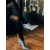 Botine dama albastre din material textil Marida - Kalapod.net