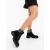 Ghete dama negre din material textil Megara - Kalapod.net