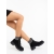 Ghete dama negre din material textil Megara, 3 - Kalapod.net