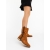 Cizme dama camel din material textil Ladonna, 2 - Kalapod.net