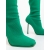 Cizme dama cu toc verde din material textil  Santera, 8 - Kalapod.net
