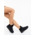 Ghete dama negre din material textil Atala, 2 - Kalapod.net