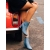 Botine dama albastre din material textil Eleonora - Kalapod.net
