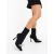 Botine dama cu toc negre din material textil Zemira, 7 - Kalapod.net