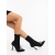 Botine dama cu toc negre din material textil Zemira, 5 - Kalapod.net