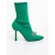 Botine dama cu toc verzi din material textil Zemira, 5 - Kalapod.net