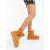 Cizme dama camel din material textil Andara, 3 - Kalapod.net