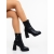 Botine dama cu toc negre din piele ecologica Wilfreda, 6 - Kalapod.net