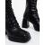 Botine dama cu toc negre din piele ecologica Wilfreda, 8 - Kalapod.net