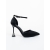 Pantofi dama cu toc negri din material textil Harisia, 8 - Kalapod.net