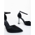 Pantofi dama cu toc negri din material textil Harisia, 9 - Kalapod.net