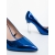Pantofi dama cu toc albastri din piele ecologica lacuita Germita, 6 - Kalapod.net