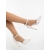 Pantofi dama cu toc bej din material textil Filda - Kalapod.net