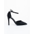 Pantofi dama cu toc negri din material textil Filda, 5 - Kalapod.net