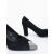 Pantofi dama cu toc negri din material textil Karmelita, 8 - Kalapod.net