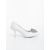 Pantofi dama cu toc albi din material textil Harina, 5 - Kalapod.net