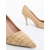 Pantofi dama cu toc bej din material textil Vicara, 7 - Kalapod.net