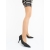 Pantofi dama cu toc negri din material textil Vicara, 2 - Kalapod.net