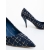 Pantofi dama cu toc albastri din material textil Vicara, 6 - Kalapod.net