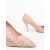 Pantofi dama cu toc roz din material textil Vicara, 6 - Kalapod.net