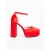 Pantofi dama cu toc rosii din material textil Brilia, 5 - Kalapod.net