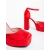 Pantofi dama cu toc rosii din material textil Brilia, 6 - Kalapod.net
