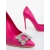 Pantofi dama cu toc fucsia din piele ecologica Danzia, 6 - Kalapod.net