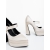 Pantofi dama bej cu toc din material textil Regena, 6 - Kalapod.net