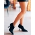 Botine dama negre din material textil Marida - Kalapod.net