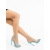 Sandale dama cu toc albastre din material textil Atrina, 4 - Kalapod.net